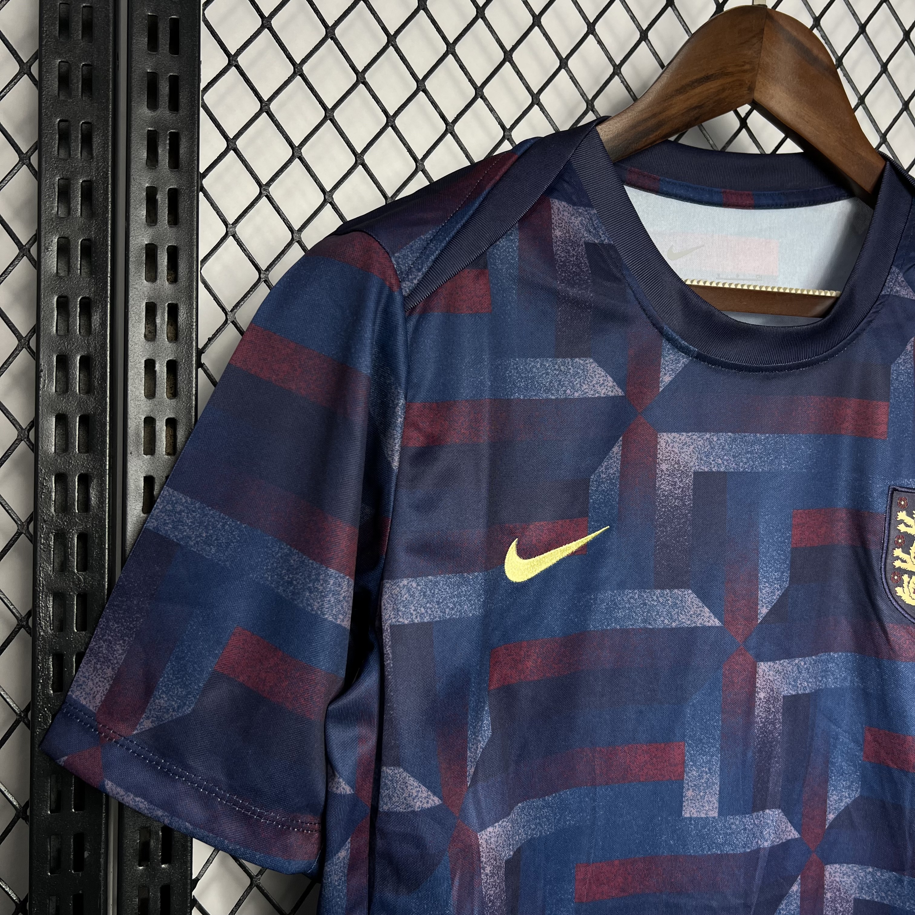 England 2024 Pre-match Training Jersey - Fans Version - UnitedFutballJersey