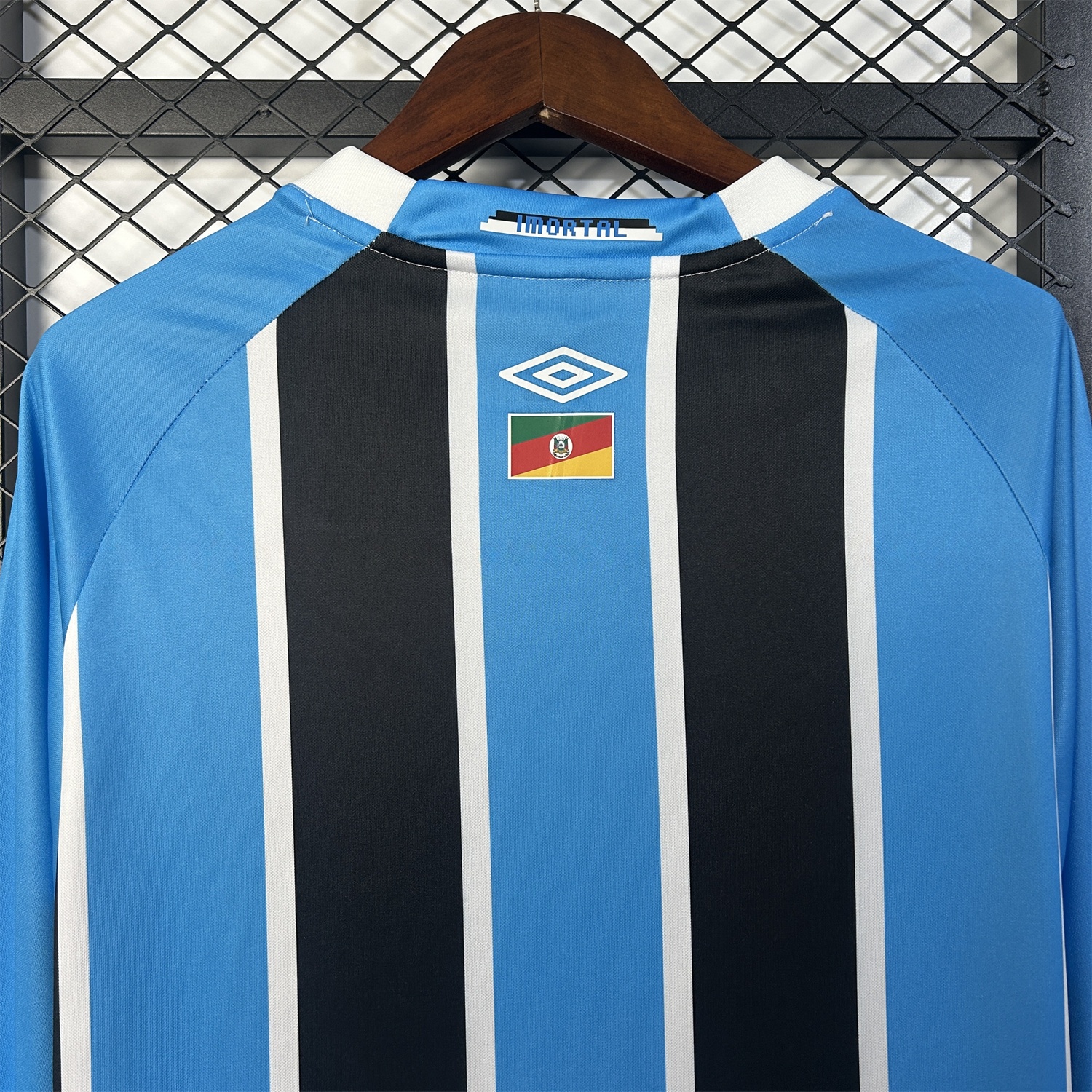 Gremio 25-26 Home Unsponsored Long Sleeves Jersey - Fans Version - UnitedFutballJersey
