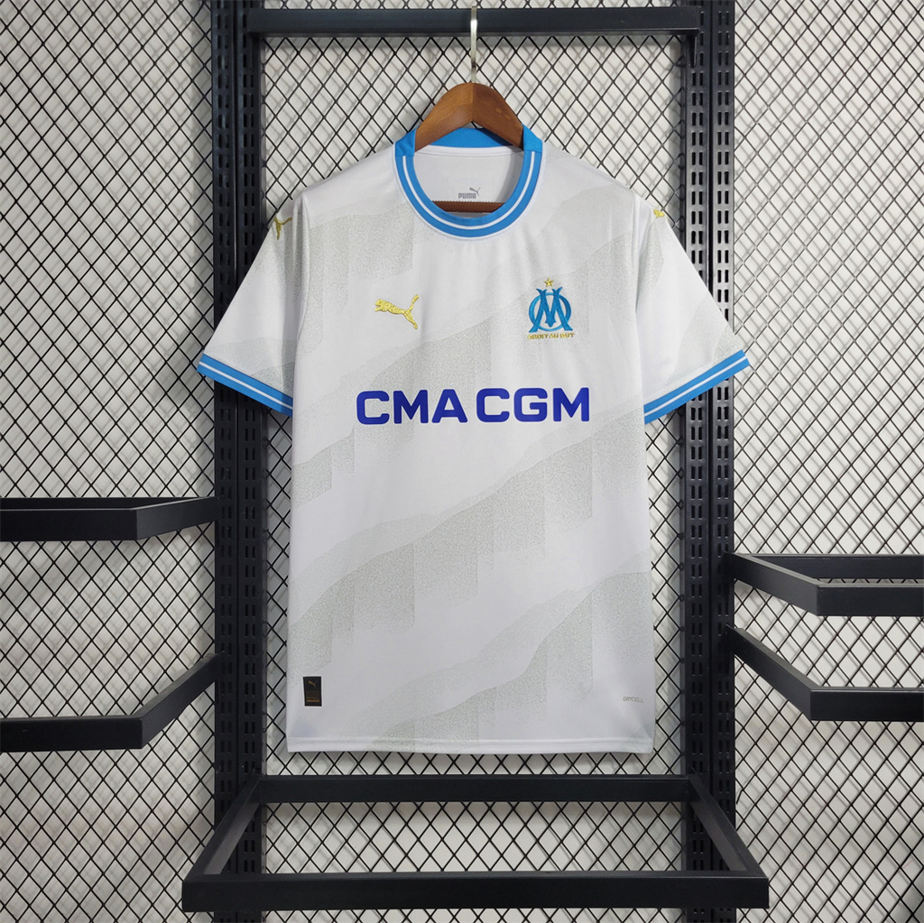 Marseille 23-24 Home Stadium Jersey - Fans Version - UnitedFutballJersey