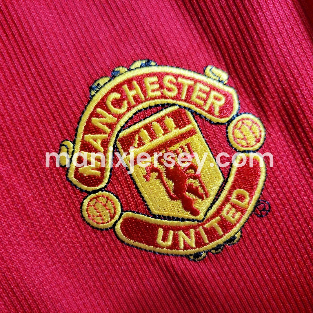 Retro Manchester United 98-99 Home Long Sleeve Jersey - UnitedFutballJersey
