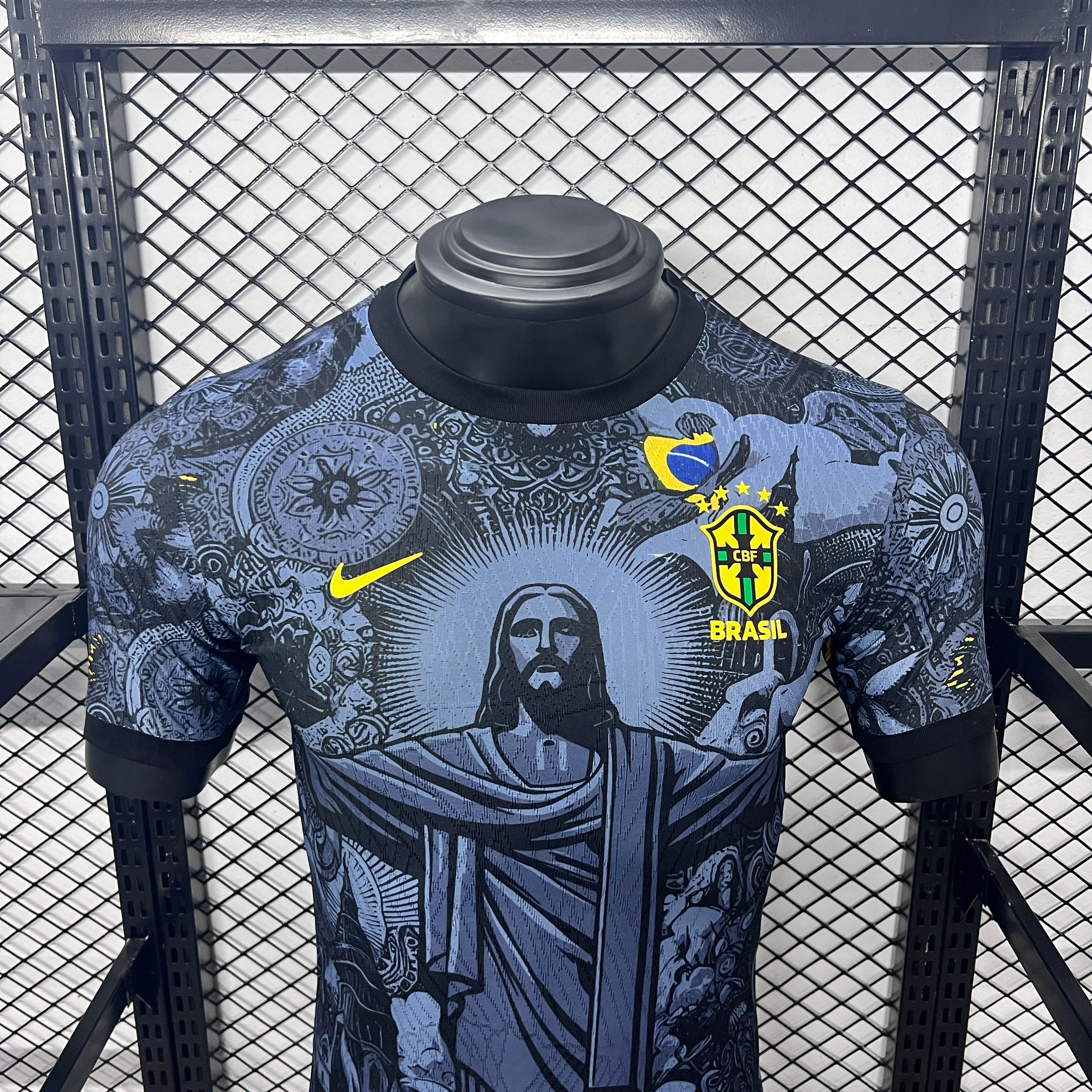 Brazil 2024 Christ the Redeemer Statue Special Edition Jersey - Player Version - UnitedFutballJersey