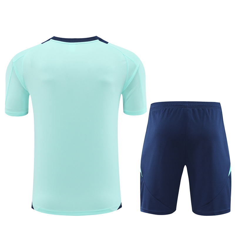 Arsenal 24-25 Short-Sleeve Training Set - Lake Blue - UnitedFutballJersey
