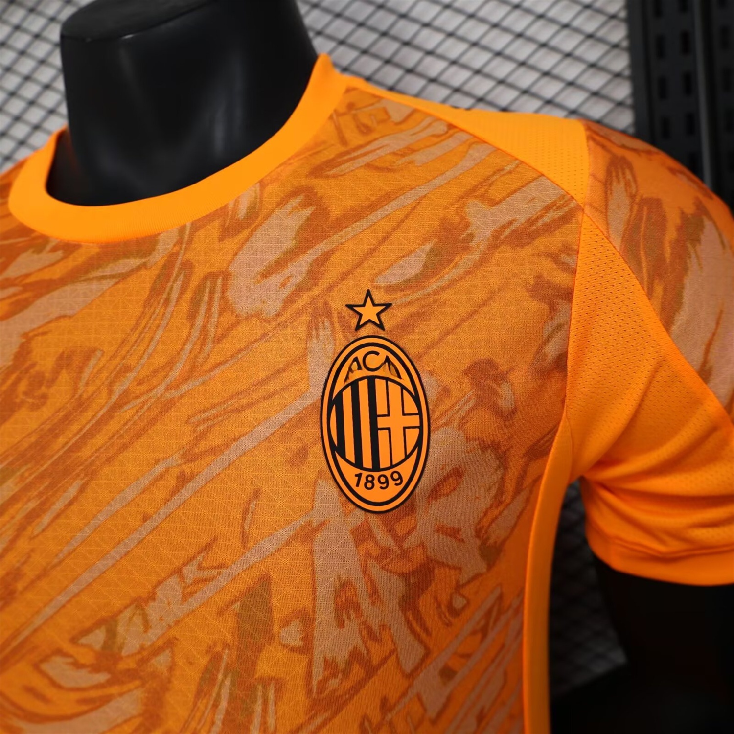 AC Milan 25-26 Orange Special Edition Jersey - Player Version - UnitedFutballJersey