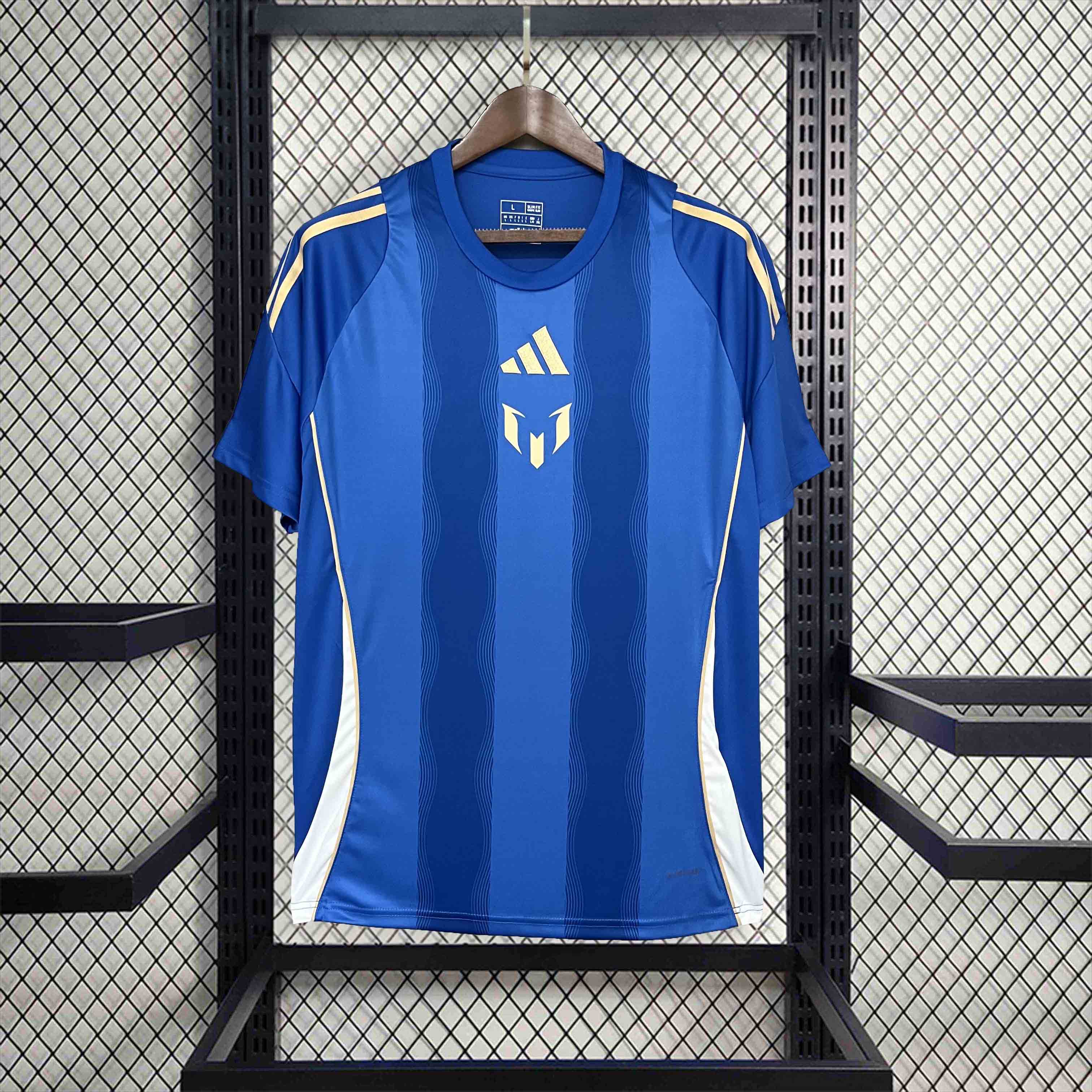 Argentina M-E-.S-S-I 2024 Blue Training Jersey - Fans Version - UnitedFutballJersey