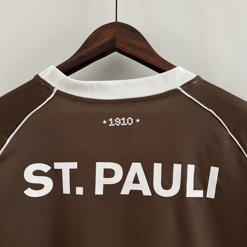 St. Pauli 23-24 Home Stadium Jersey - Fans Version - UnitedFutballJersey