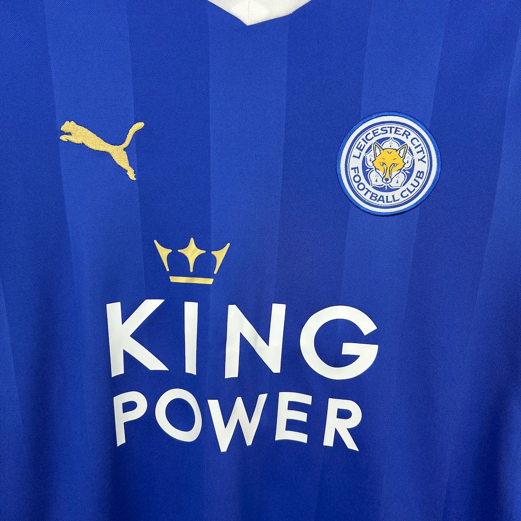 Retro Leicester City 2015-16 Home Jersey - UnitedFutballJersey