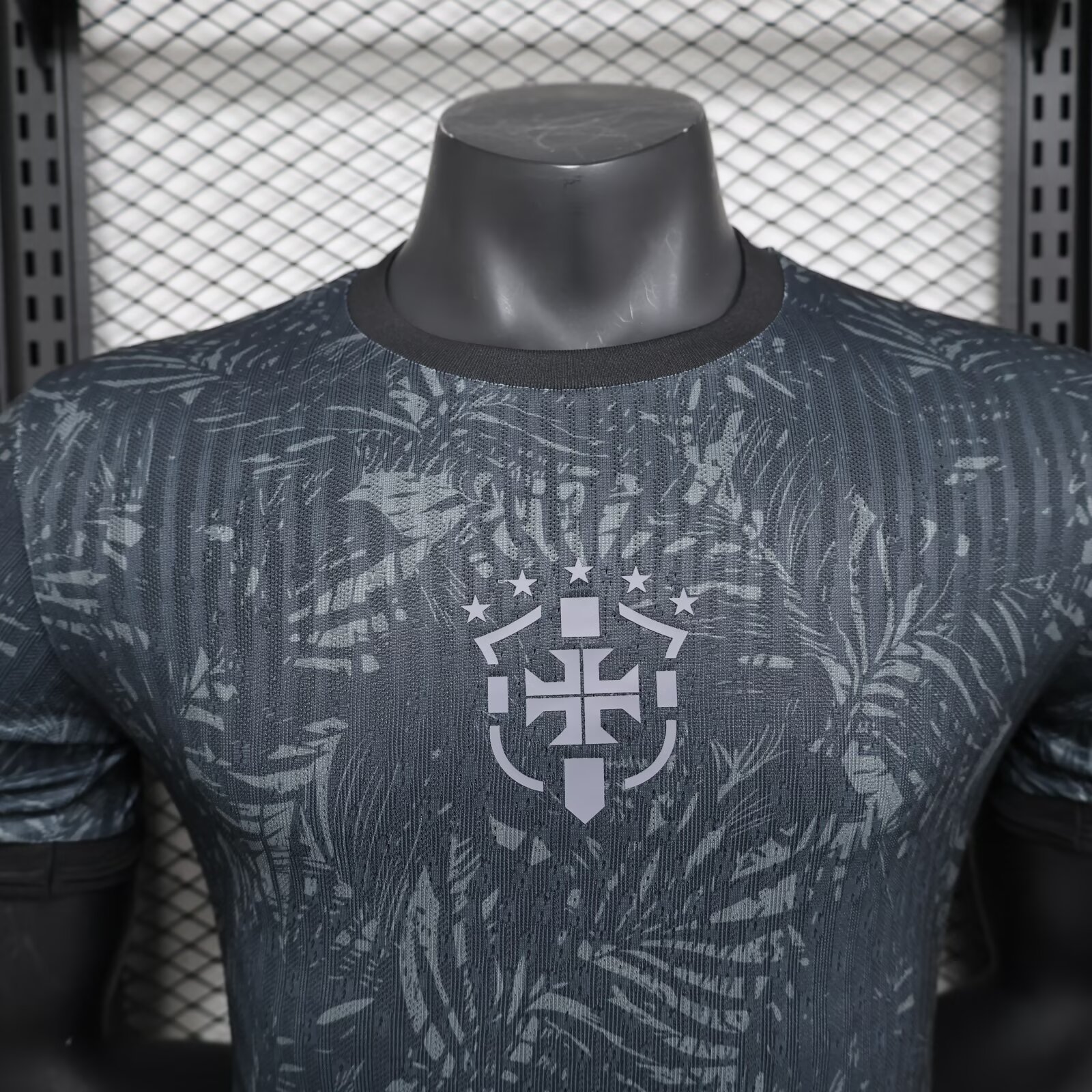 Brazil 2024-25 COMMA Neymar Black Jersey - Player Version - UnitedFutballJersey