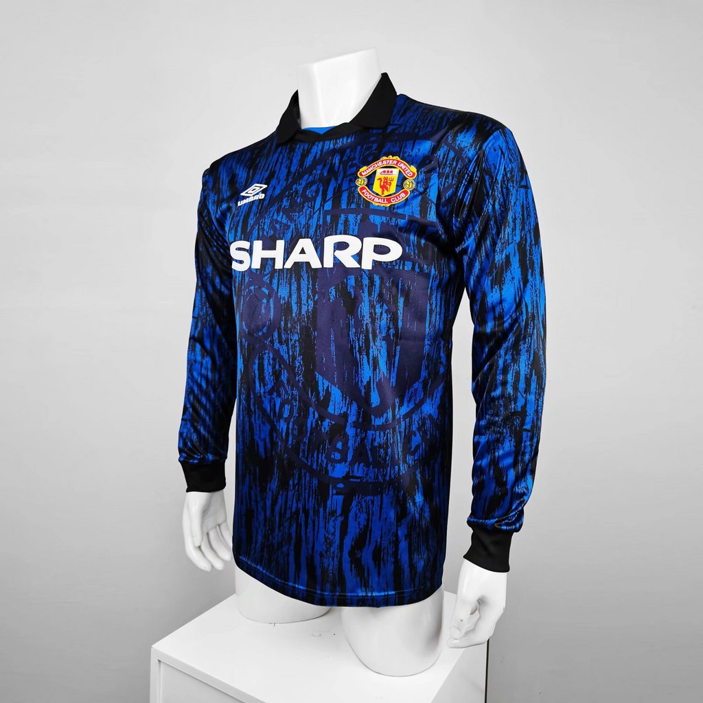 Manchester United Retro 92-94 Away Long Sleeve Jersey - UnitedFutballJersey