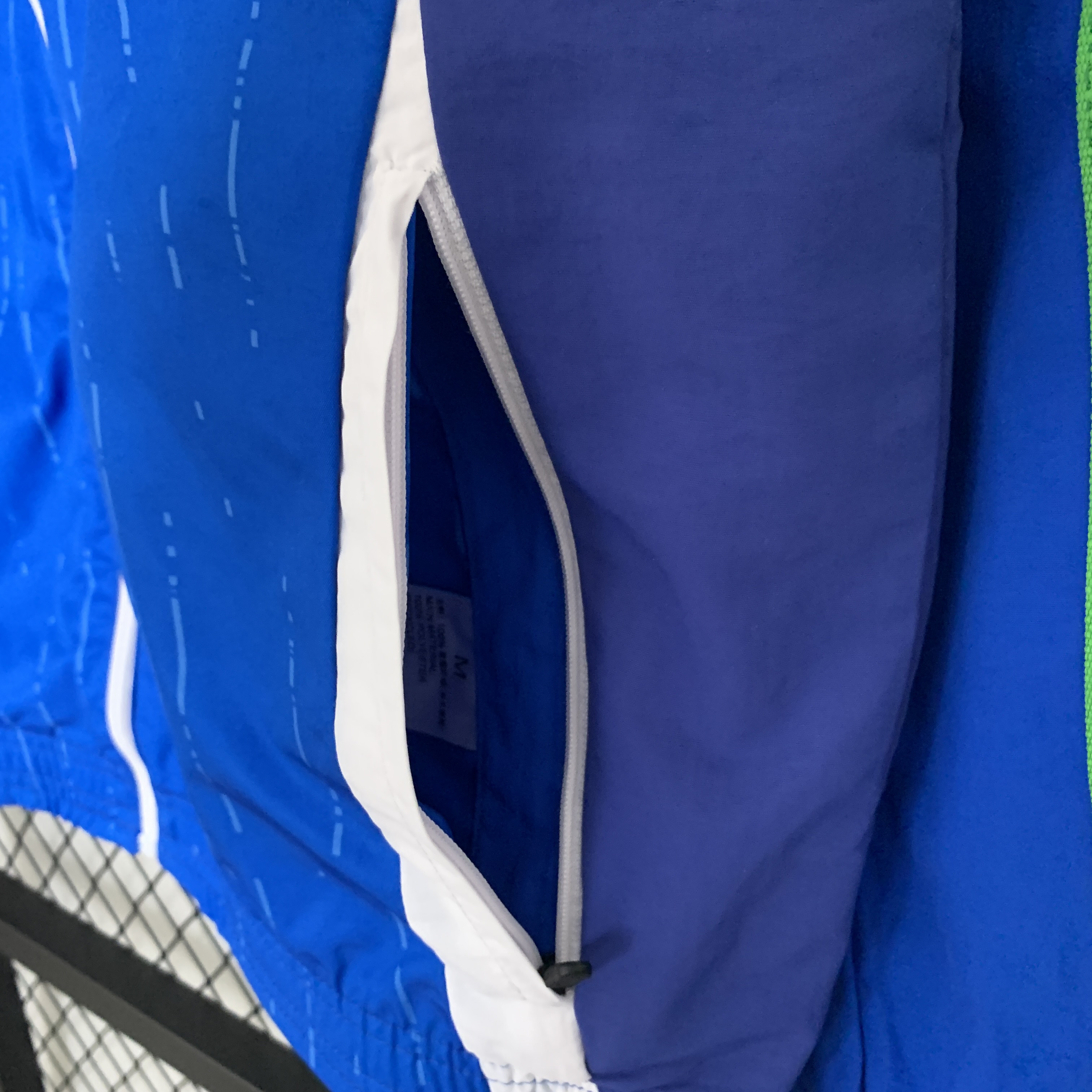 Italy 23-24 Double Sided Windbreaker - Blue & White - UnitedFutballJersey