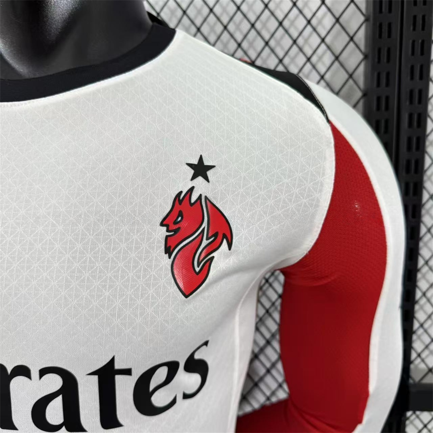 AC Milan 25-26 Away White Long Sleeves Jersey - Player Version - UnitedFutballJersey