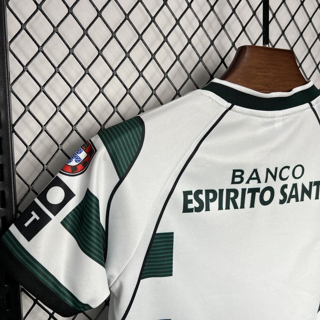 Retro Sporting CP 2001-03 Home Stadium Kids Kit - UnitedFutballJersey