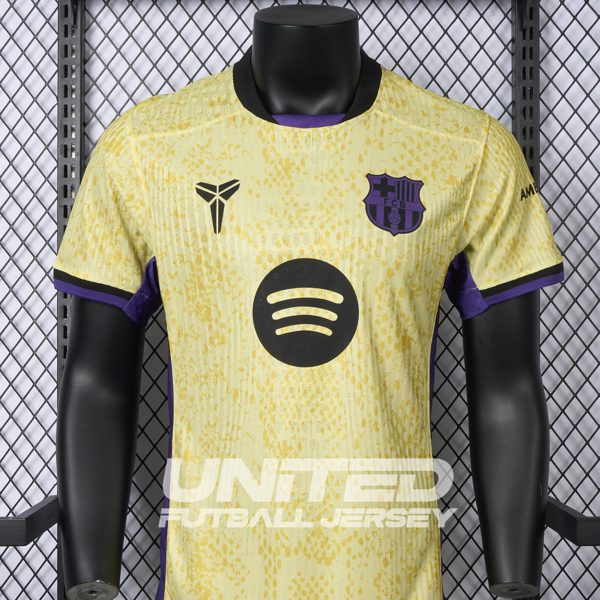 B.A.R.S.A 24-25 KOBE Co-branded Jersey - Player Version - UnitedFutballJersey