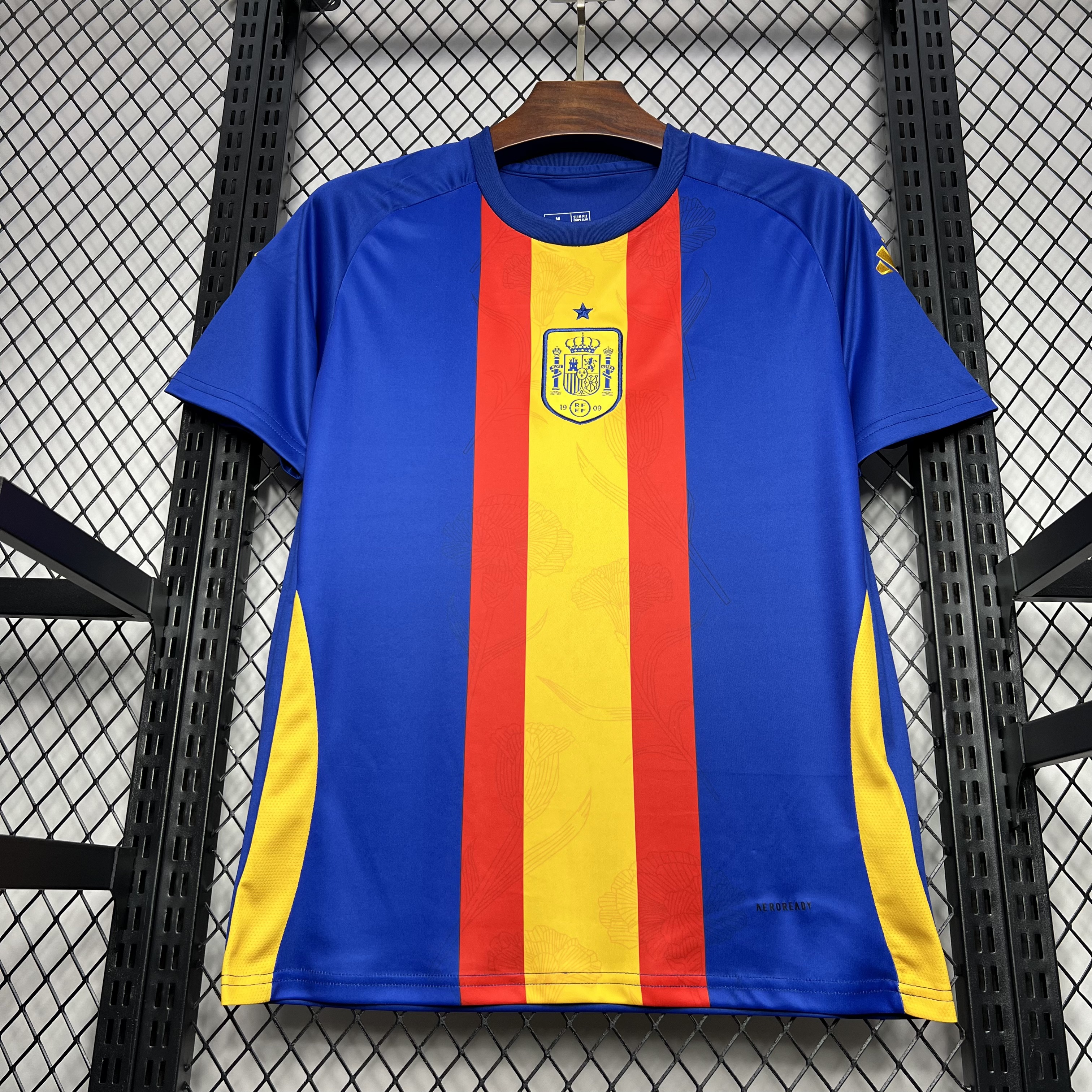 Spain 2024 Pre-Match Training Jersey - Fans Version - UnitedFutballJersey