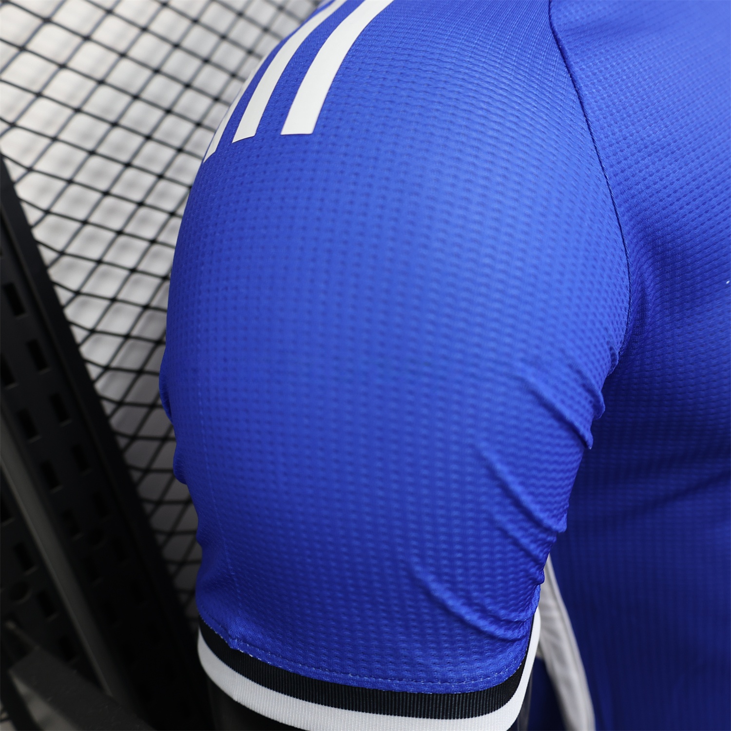 Algeria 25-26 Blue and Black Gradient with White Text Jersey - Player Version - UnitedFutballJersey