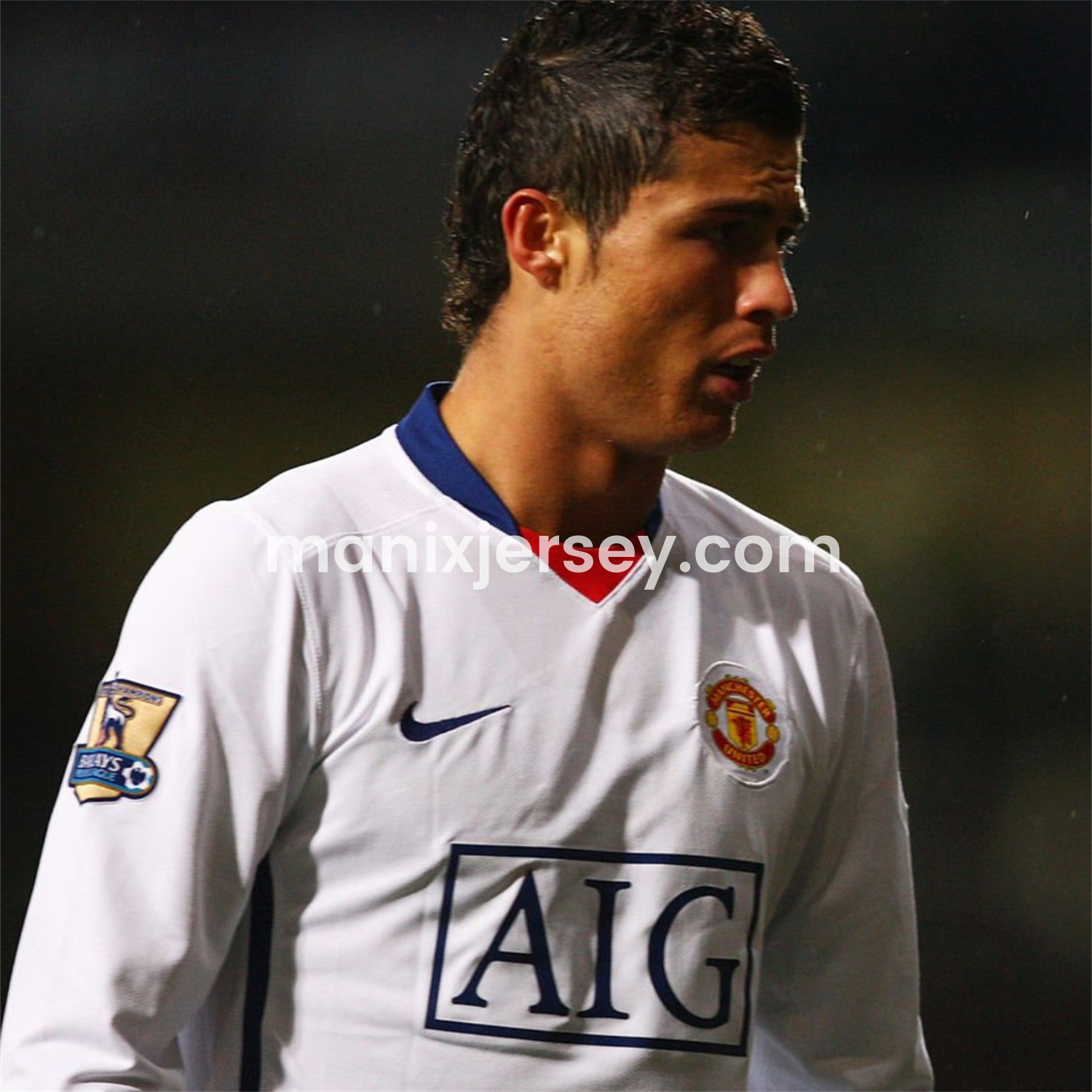 Manchester United Retro 2008-09 Home Long Sleeve Jersey - Player Version - UnitedFutballJersey