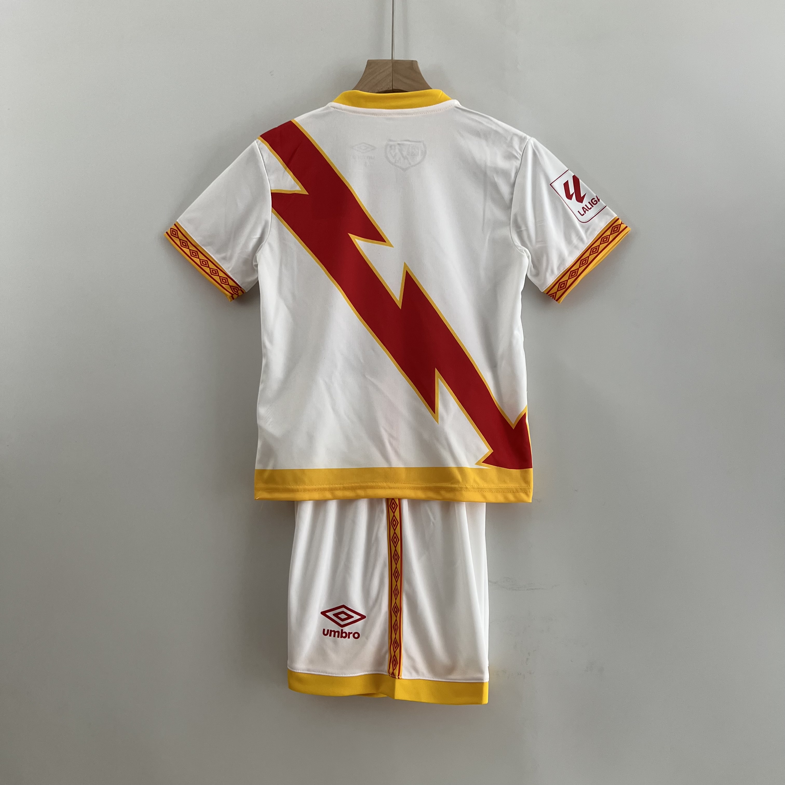 Rayo Vallecano 23-24 Home Stadium Kids Kit - UnitedFutballJersey