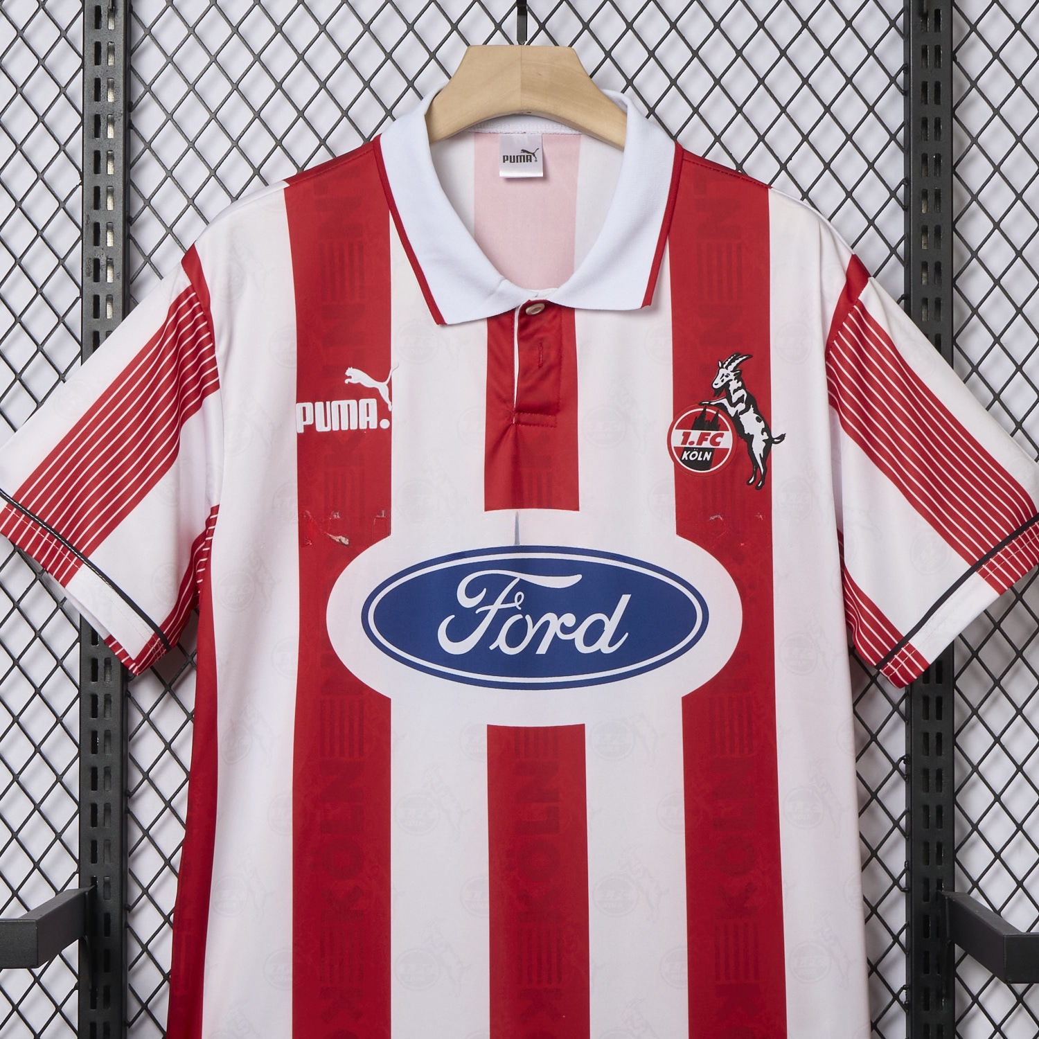 Retro 1. FC Köln 1995-96 Home Jersey - UnitedFutballJersey