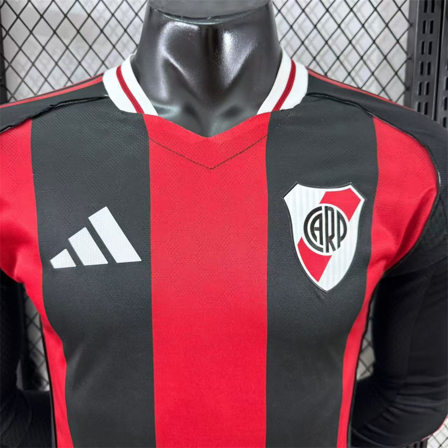 River Plate 25-26 Away Unsponsored Long Sleeves Jersey - Player Version - UnitedFutballJersey