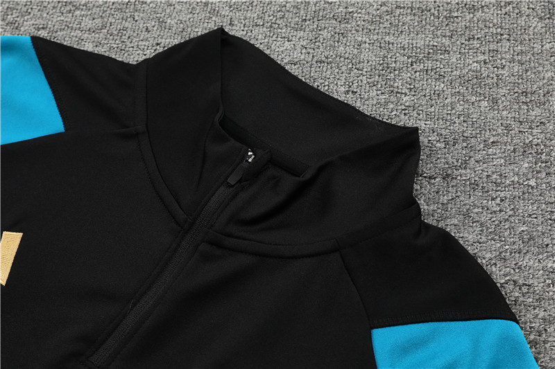 Germany 23-24 Long Sleeve Training Set -Black - UnitedFutballJersey