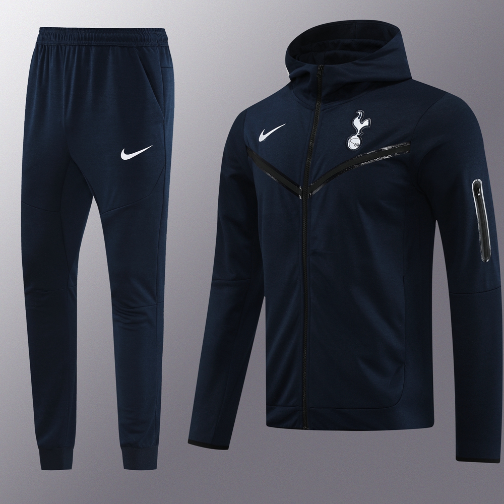 Tottenham Hotspur 23-24 Jacket Training Tracksuit - Royal Blue - UnitedFutballJersey