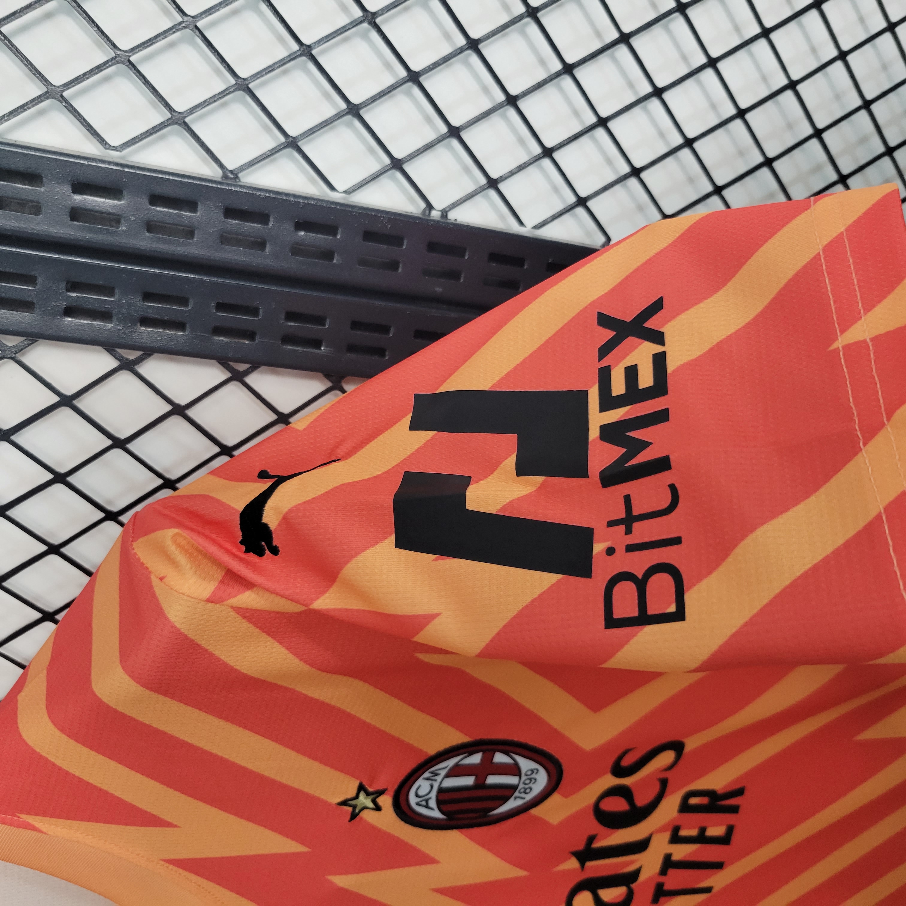 AC Milan 23-24 Orange Goalkeeper Jersey - Fans Version - UnitedFutballJersey