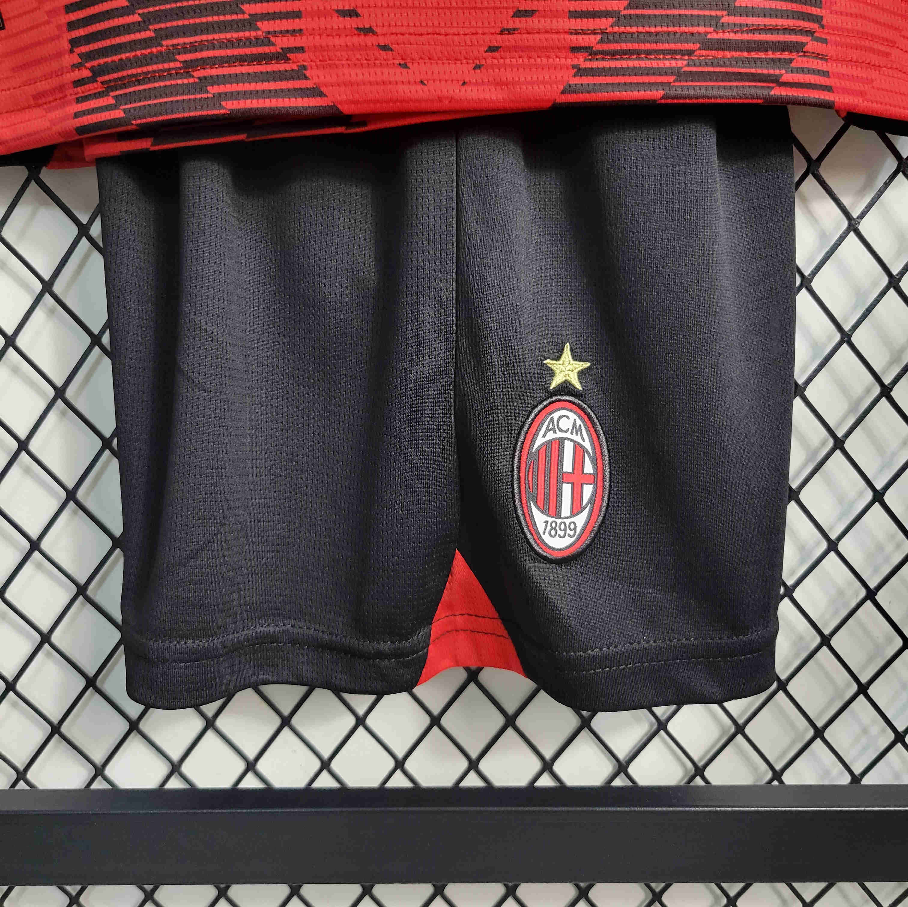 AC Milan 23-24 Home Kids Kit - UnitedFutballJersey