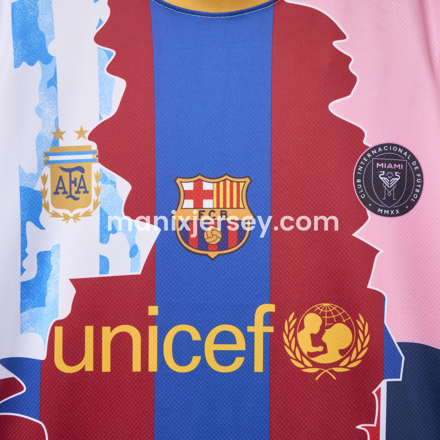 Messi Career Commemorative Jersey - Fans Version - Argentina B.A.R.S.A INT M.A.M Paris Saint-Germain PSG - UnitedFutballJersey