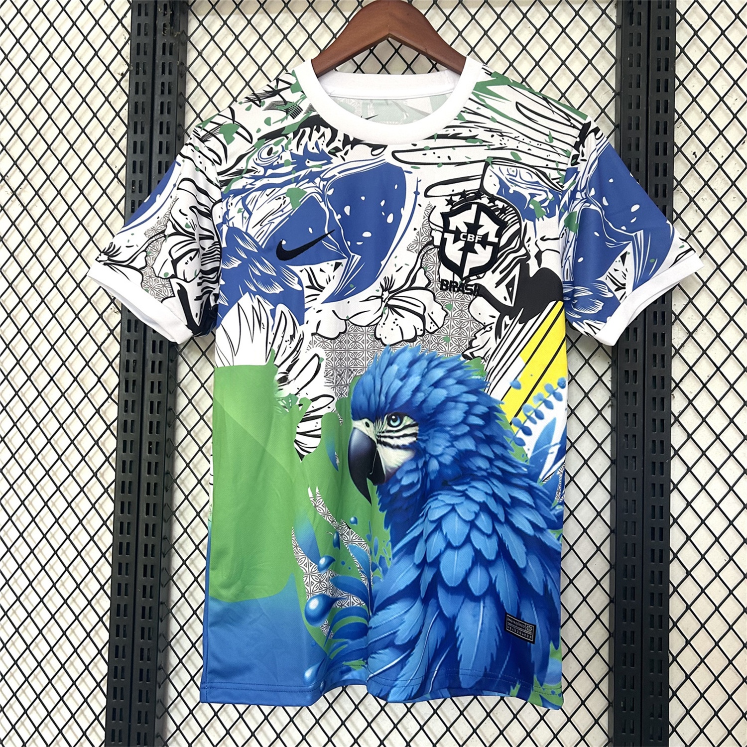 Brazil 2025 Blue Macaw Special Jersey - Fans Version - UnitedFutballJersey