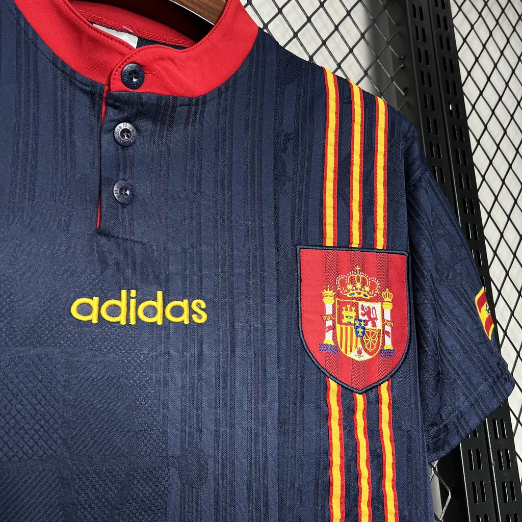Retro Spain 1996 Away Jersey - UnitedFutballJersey