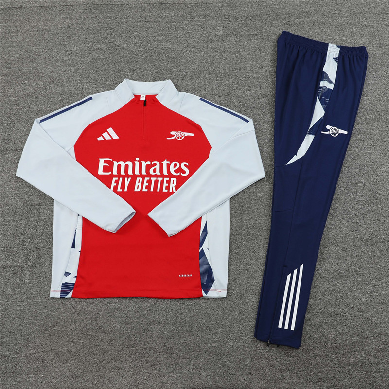 Arsenal 24-25 Long Sleeve Training Set - Red & Blue - UnitedFutballJersey