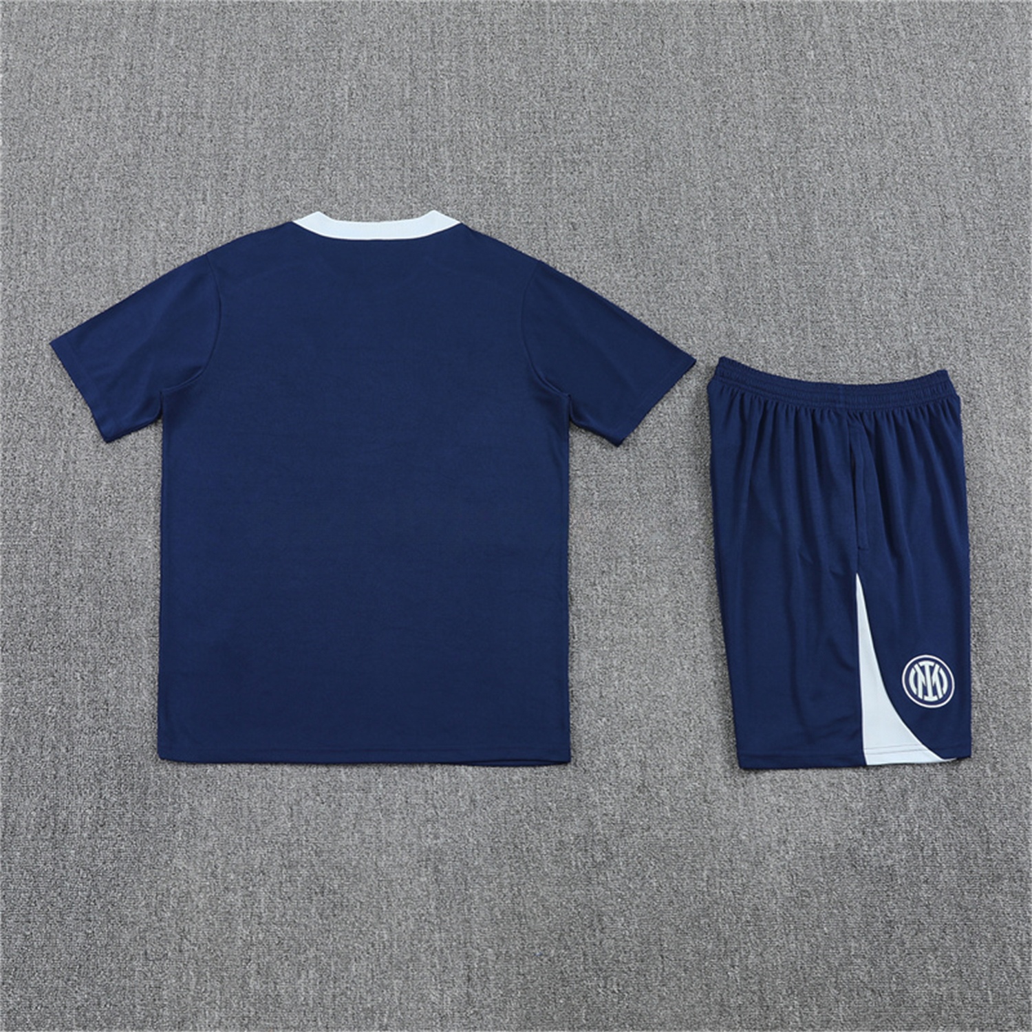 Inter Milan 25-26 Short-Sleeve Training Set - Deep Blue Top & Deep Blue shorts - UnitedFutballJersey