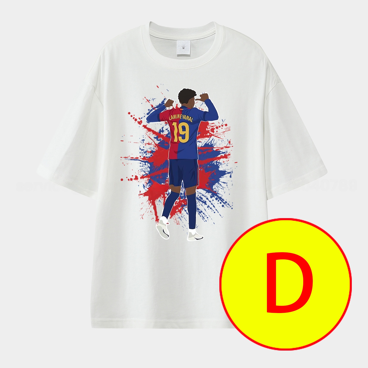 LAMINE YAMAL - Barcelona No. 10 Legend Continues 2025 Unisex Pure Cotton T-shirt - UnitedFutballJersey