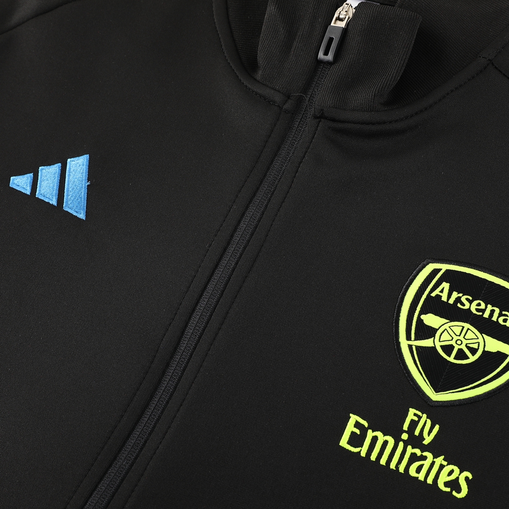 Arsenal 23-24 Jacket Training Tracksuit - Black - UnitedFutballJersey