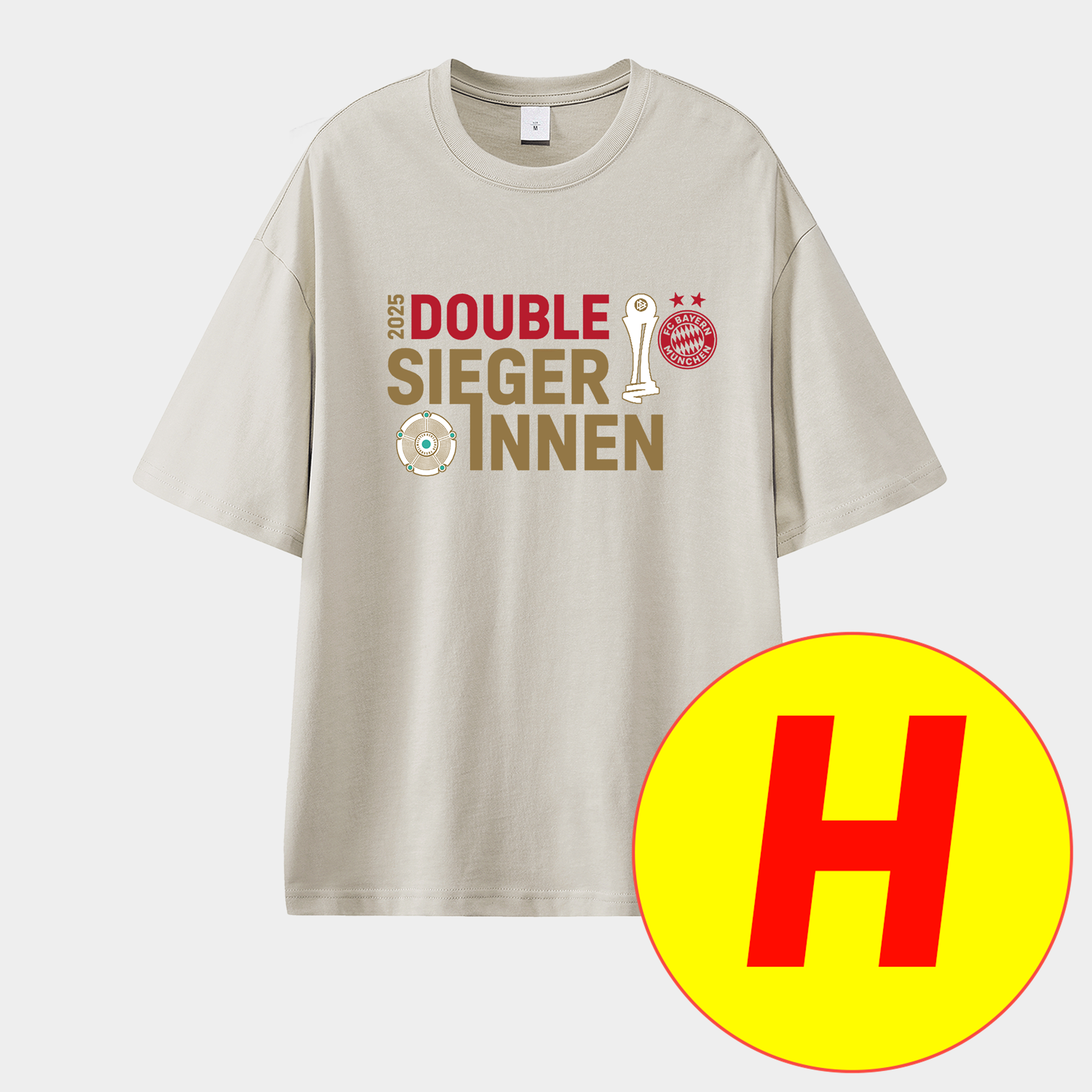 Bayern Munich Bundesliga Champions Deutscher Meister 2025 Unisex Pure Cotton T-shirt - UnitedFutballJersey