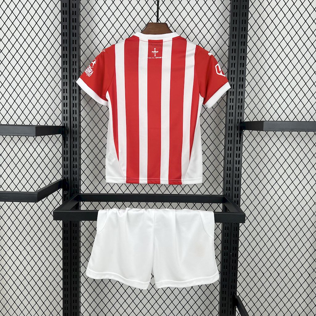 Sporting de Gijon 24-25 Home Kids Kit - UnitedFutballJersey