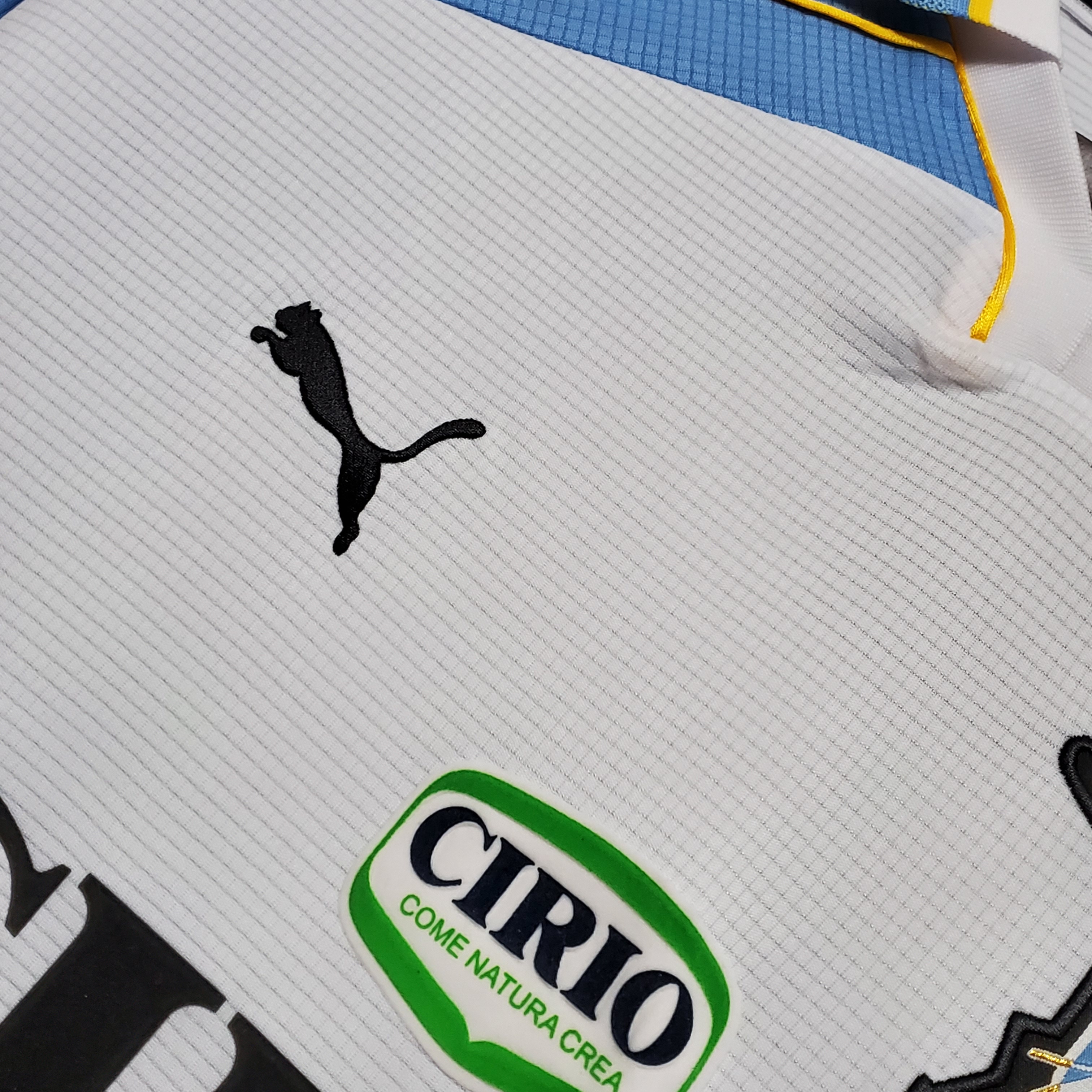 Retro Lazio 1999-00 Centenary Home Stadium Long sleeve Jersey - UnitedFutballJersey