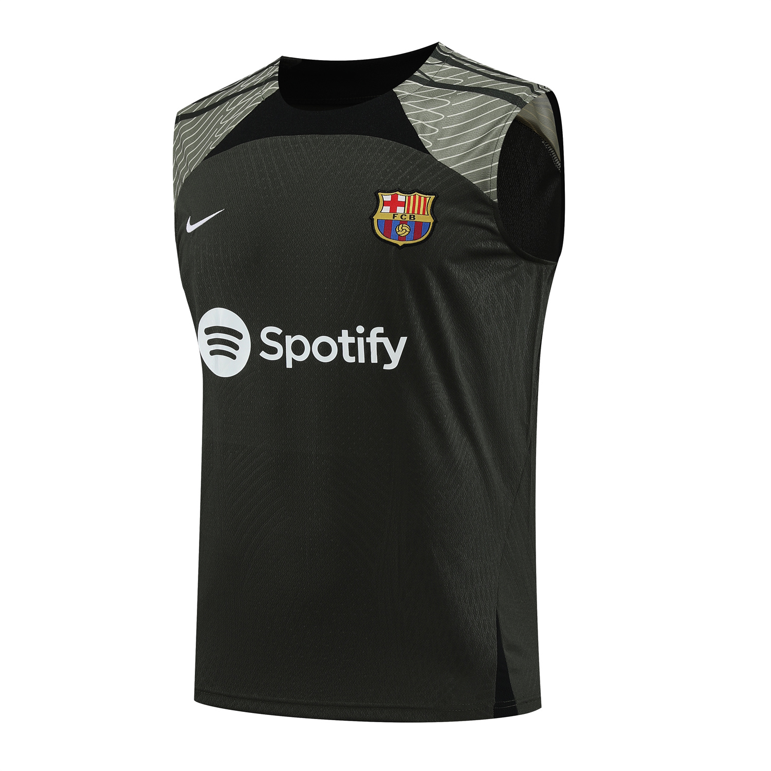 B.A.R.S.A 23-24 Deep Green Player Vest Training Set - UnitedFutballJersey