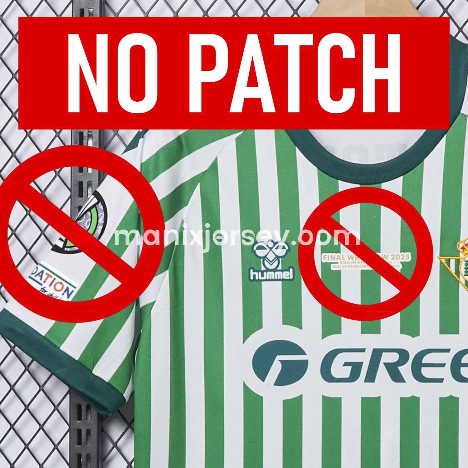 Real Betis 2025 Conference League Final Special Jersey - Fans Version - UnitedFutballJersey