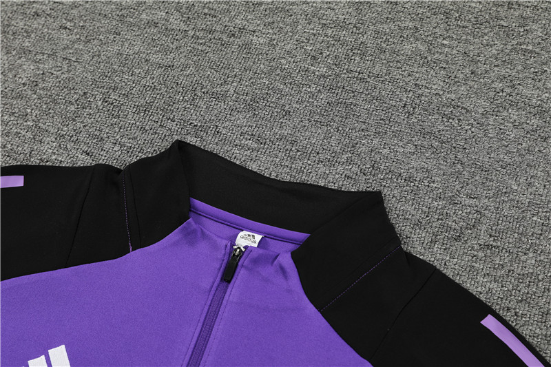 Germany 2024 Long Sleeve Training Set - Purple With Black - UnitedFutballJersey
