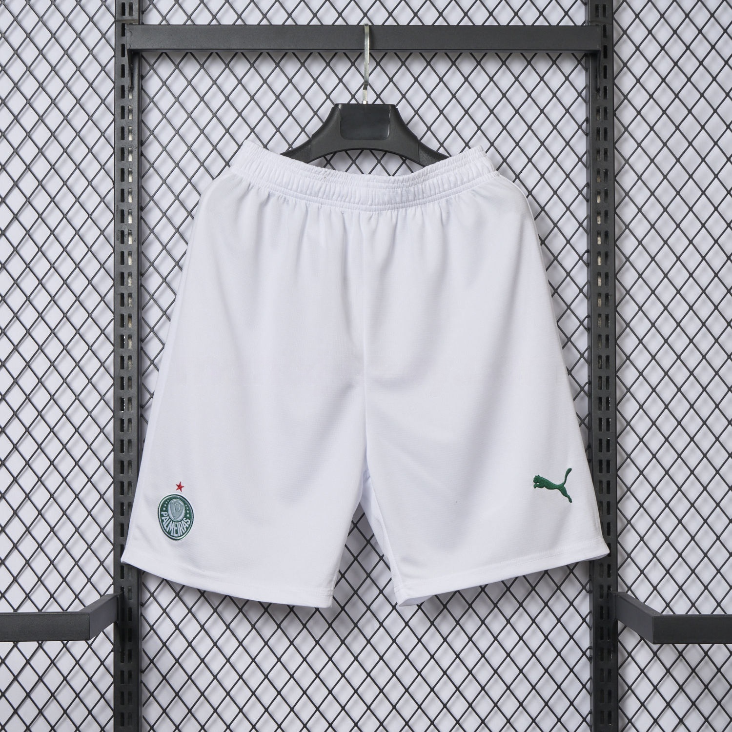 Palmeiras 25-26 White Home Shorts - Fans Version - UnitedFutballJersey