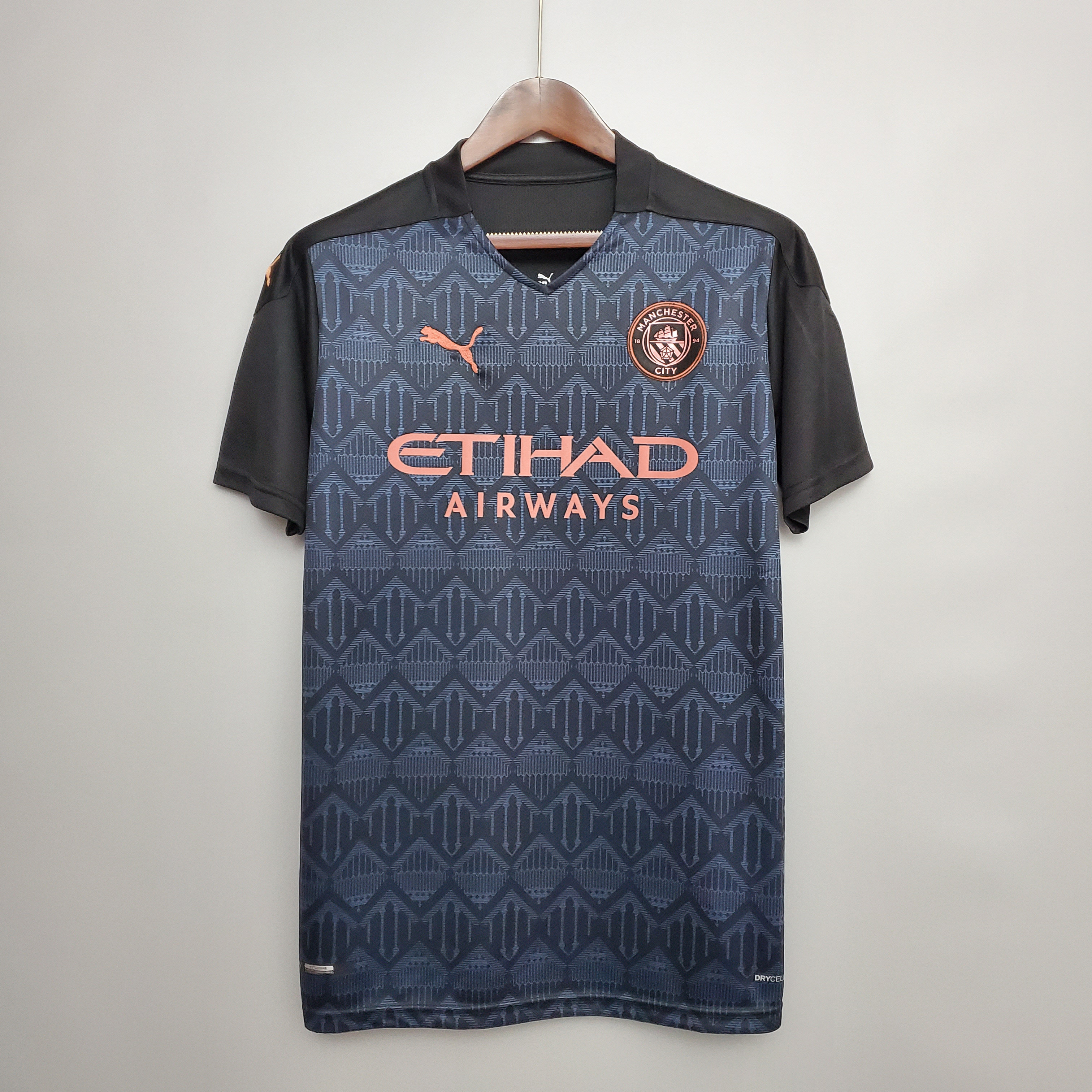 Manchester City 20-21 Away Stadium Jersey - Fans Version - UnitedFutballJersey