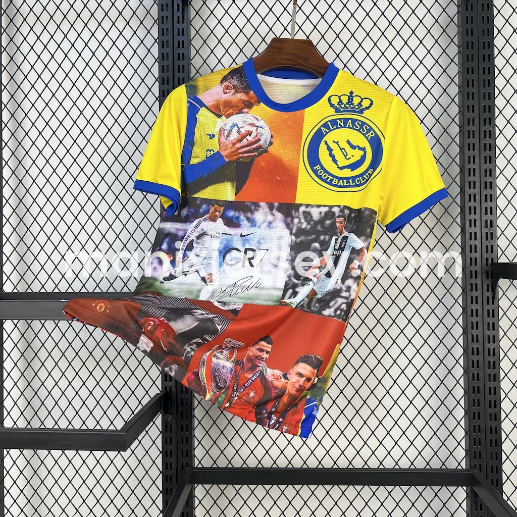 Cristiano Ronaldo Career Commemorative Moments Jigsaw Puzzle Jersey - Fans Version - Real Madrid Manchester United Juventus Portugal Al Nassr - UnitedFutballJersey