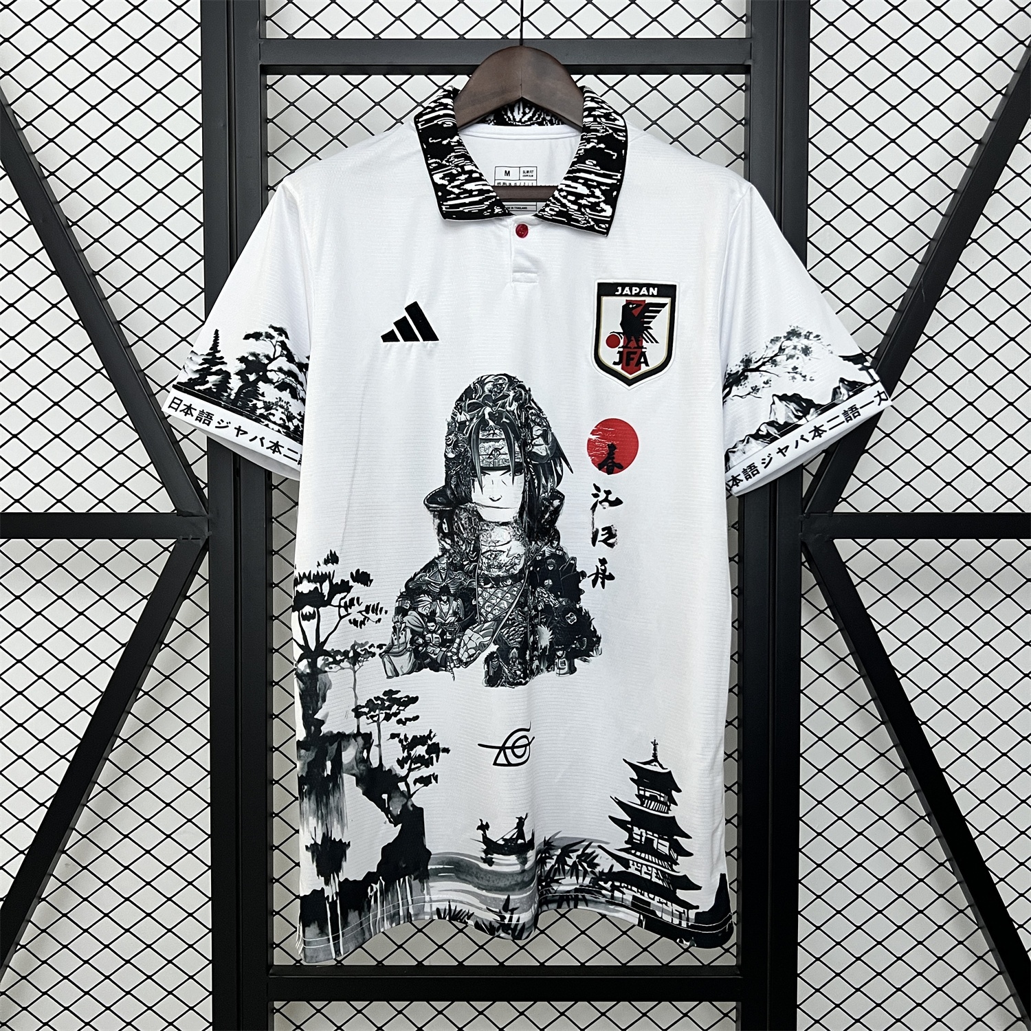 Japan 2024 Itachi Uchiha White Special Edition Jersey - Fans Version - UnitedFutballJersey