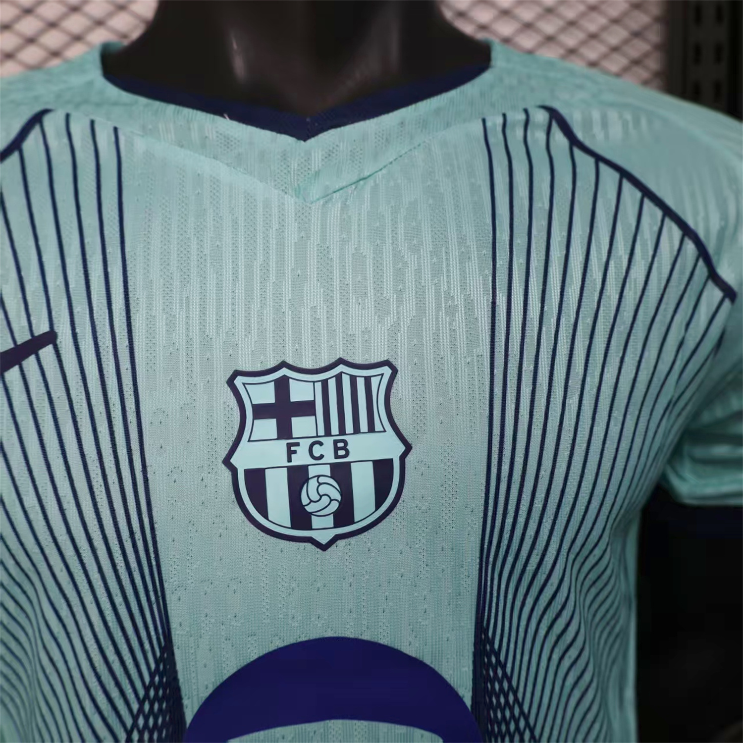 Barcelona 25-26 T90 Cyan Special Jersey - Player Version - UnitedFutballJersey