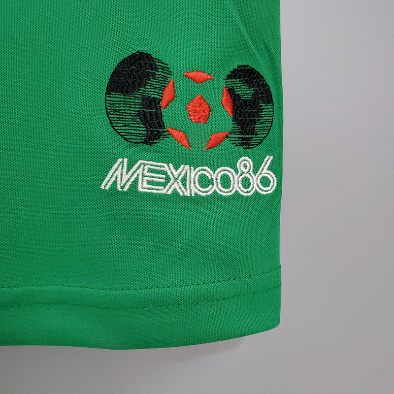 Retro Mexico 1986 Home Stadium Jersey - UnitedFutballJersey