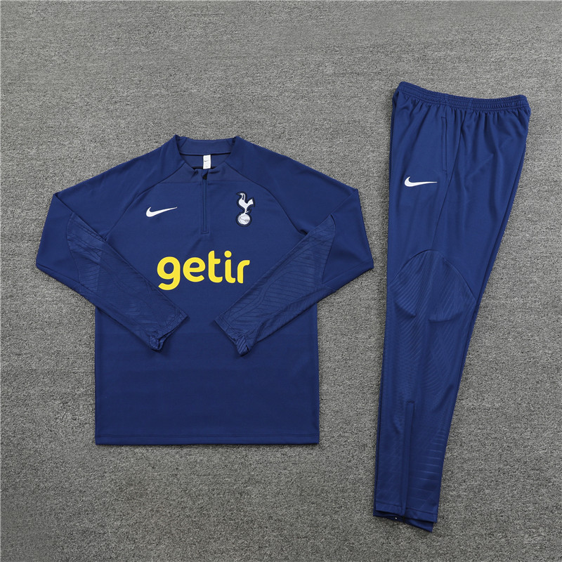 Tottenham Hotspur 23-24 Long Sleeve Training Set -Totten Blue - UnitedFutballJersey
