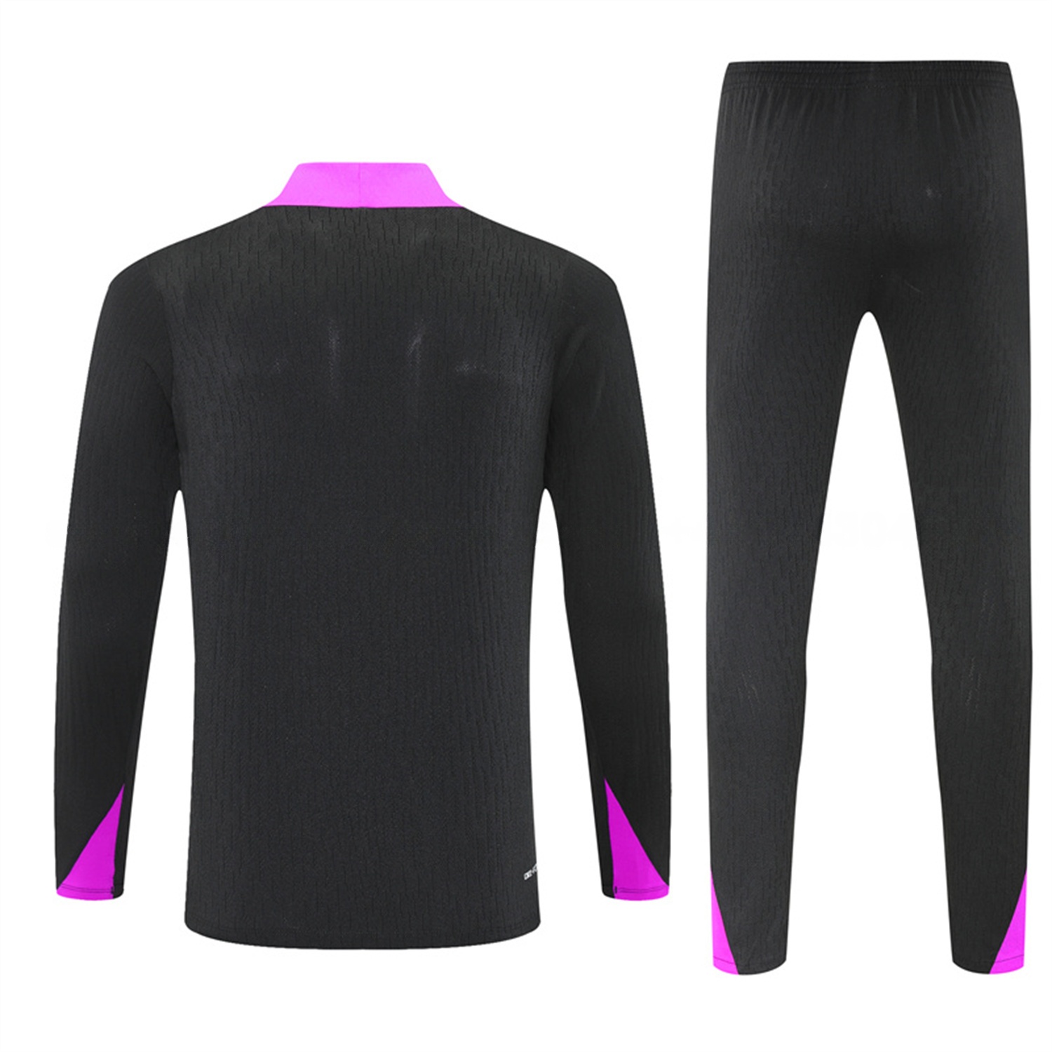England 25-26 Kids Long Sleeve Training Set - Player Version - Black Top and Pants - UnitedFutballJersey