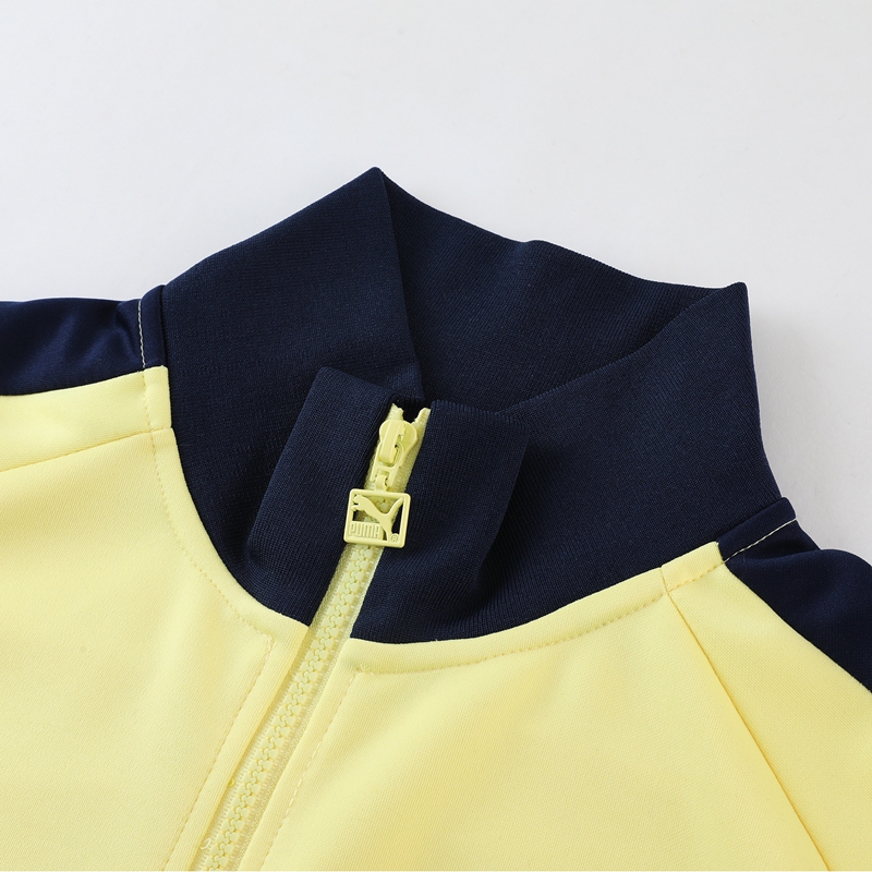 23-24 Manchester City Yellow Jacket Suit - UnitedFutballJersey