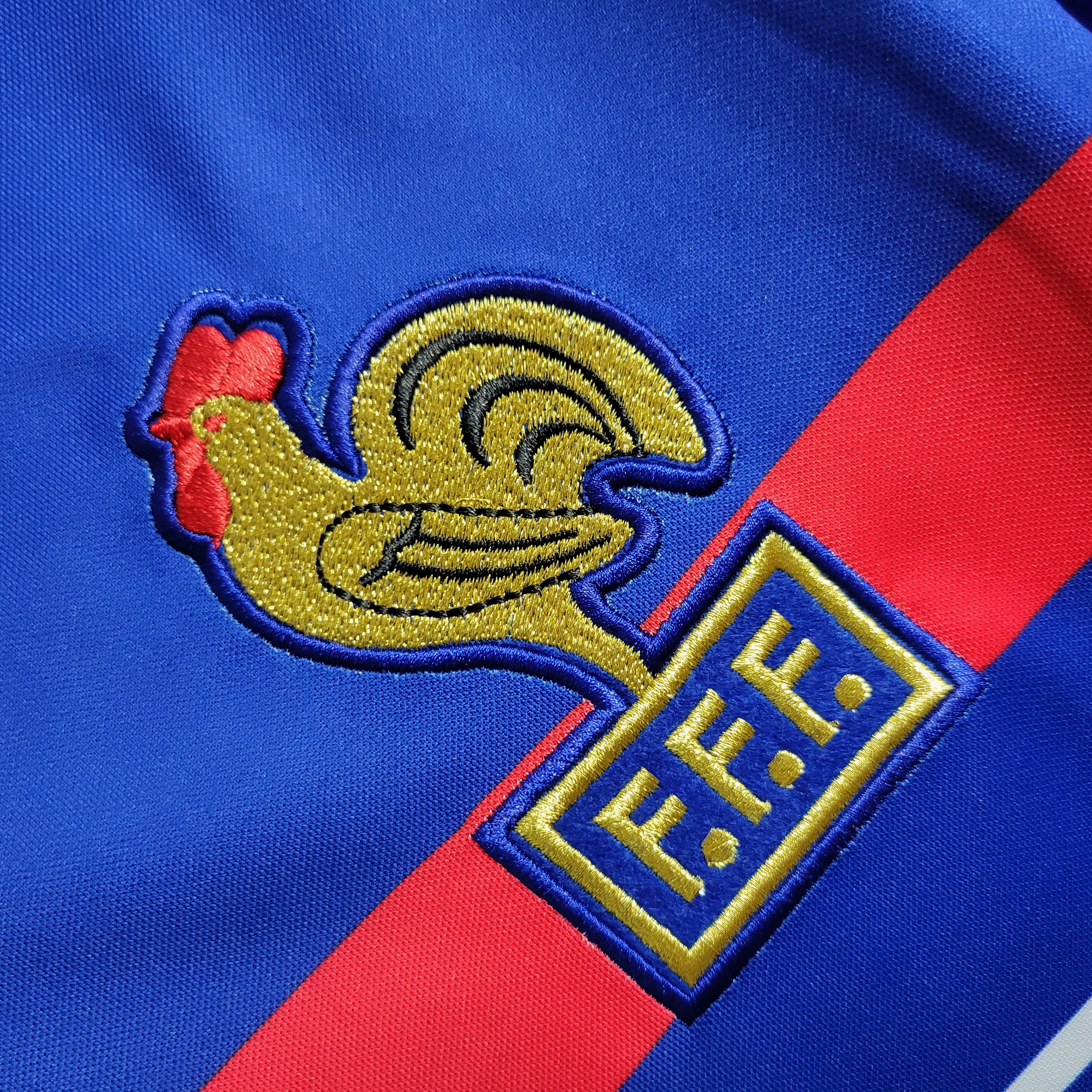 Retro France 1984 Home Stadium Jersey - UnitedFutballJersey