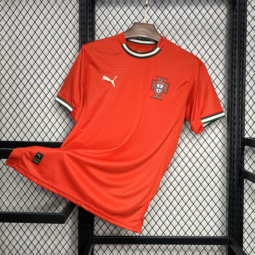 Portugal 2025-26 Home Jersey - Fans Version - UnitedFutballJersey